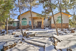 Sunny Show Low Getaway with Patio and Forest View